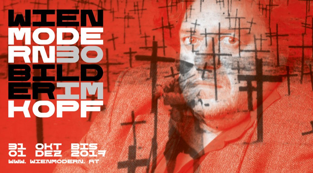PentagramBerlin's tweet photo. Heute ist der letzte Tag von @wienmodern 30. Pentagram Berlin hat dafür das Design und Typeface entwickelt. #WienModern30 #BilderImKopf https://t.co/yI7NW9MI5Y