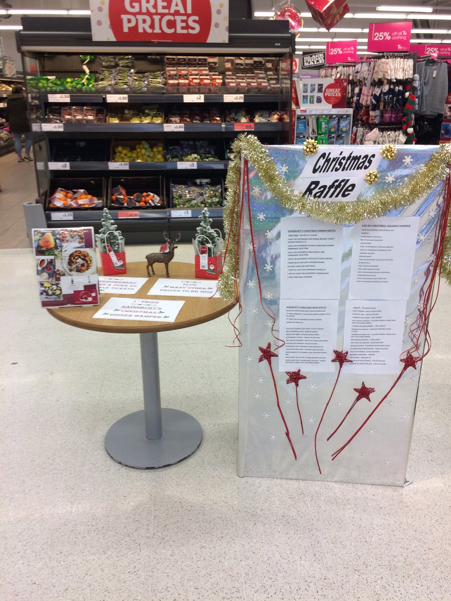 jwrightno4js's tweet image. Win your christmas lunch @sainsburys #alnwick #n04js @hospicecarenn @alnwickgazette #charityoftheyear