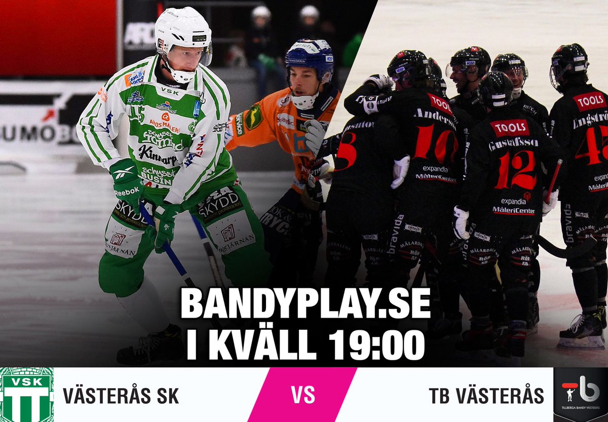 Västeråsderby mellan Västerås SK - TB Västerås i kväll kl 19:00. Hur tror du att matchen slutar? 

Är du inte på plats kan du som alltid se matchen på Bandyplay! #svbandy