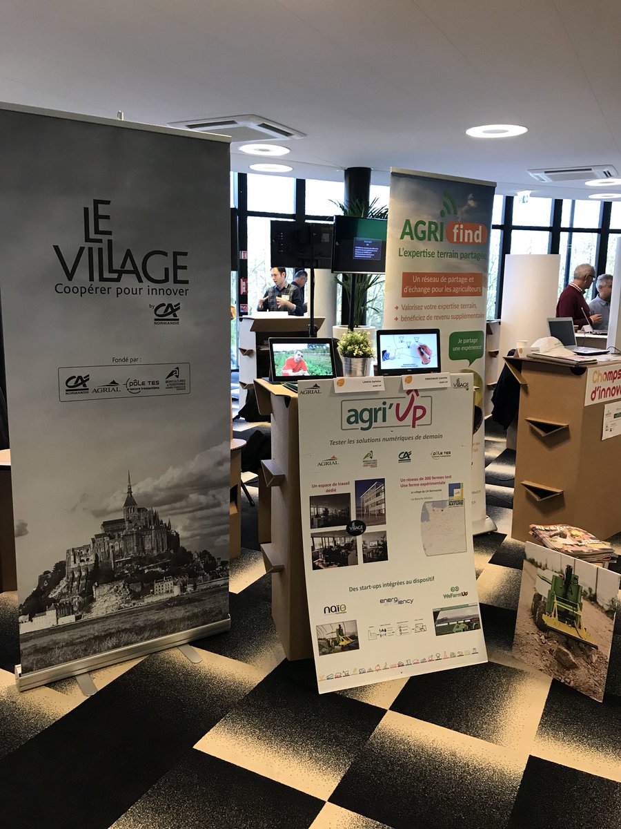 agri_up's tweet photo. Venez nous rencontrer &amp; parler #AgricultureConnectée ce matin à l’occasion du Forum #ChampsDInnovation au @CA_Normandie https://t.co/mdNgEtQeZh