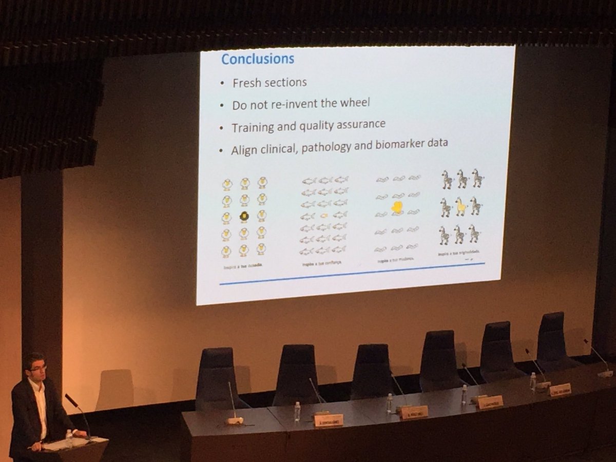 LeiaGarrote's tweet photo. PDL1 conclusions of Fernando Lopez-Rios #pdl1 #UpdateMM2018 #madrid #biomarkers https://t.co/iYLdUOEq5p