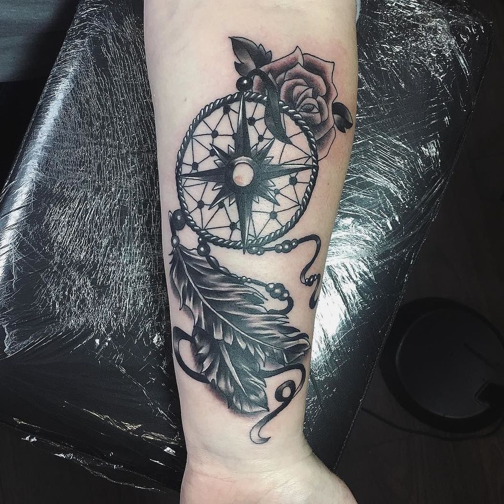 compass dream catcher tattoo by wolfluv95 on DeviantArt