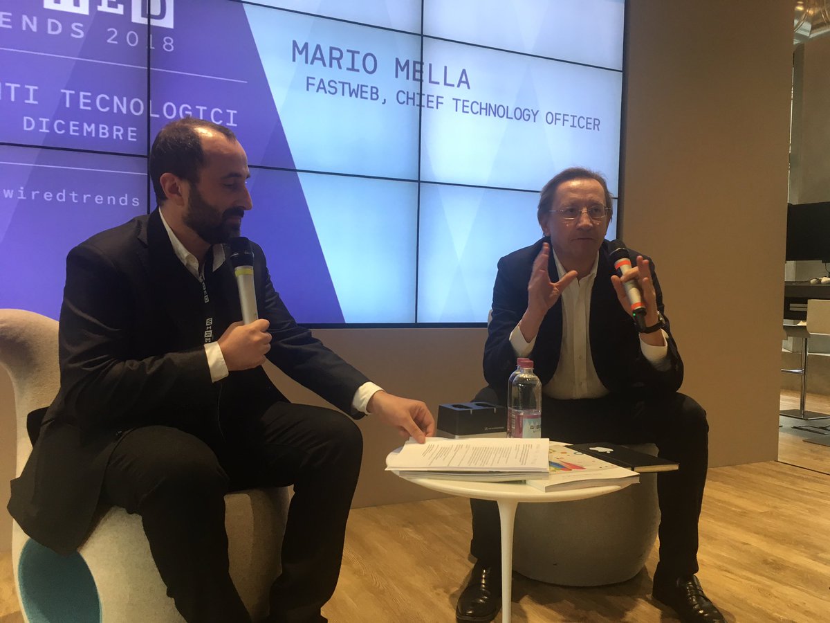 wireditalia's tweet photo. #wiredtrends @mario_mella1 CTO @FASTWEB "A tendere non ci sarà rete fissa e mobile, ma unica fibra. Andiamo verso convergenza. 2anni fa Italia era fanalino di coda su questi temi, ora abbiamo raggiunto media europea" https://t.co/OohlFH41vr