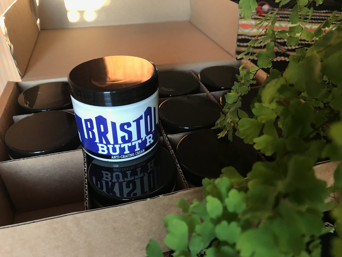 BristolBUTTR's tweet photo. Bristol Butt’r back in stock! Thank you to all the patiently waiting some sore bums; all back orders have now been posted. Will be doing drops to local bike shops this weekend. #cycling #chamoiscream https://t.co/175SfCOhoI