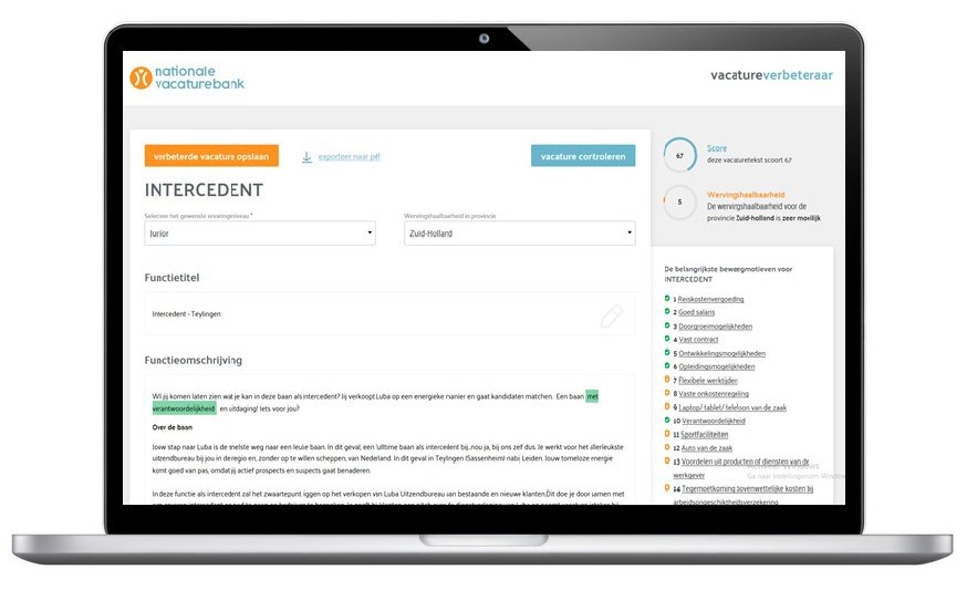 DPGRecruitment's tweet photo. Een goed geschreven vacaturetekst levert meer en betere sollicitaties op. @vacaturebank_nl integreert #VacatureVerbeteraar van @iG_Rotterdam: https://t.co/wX1Hy9unEG https://t.co/Zvia8UNpH4