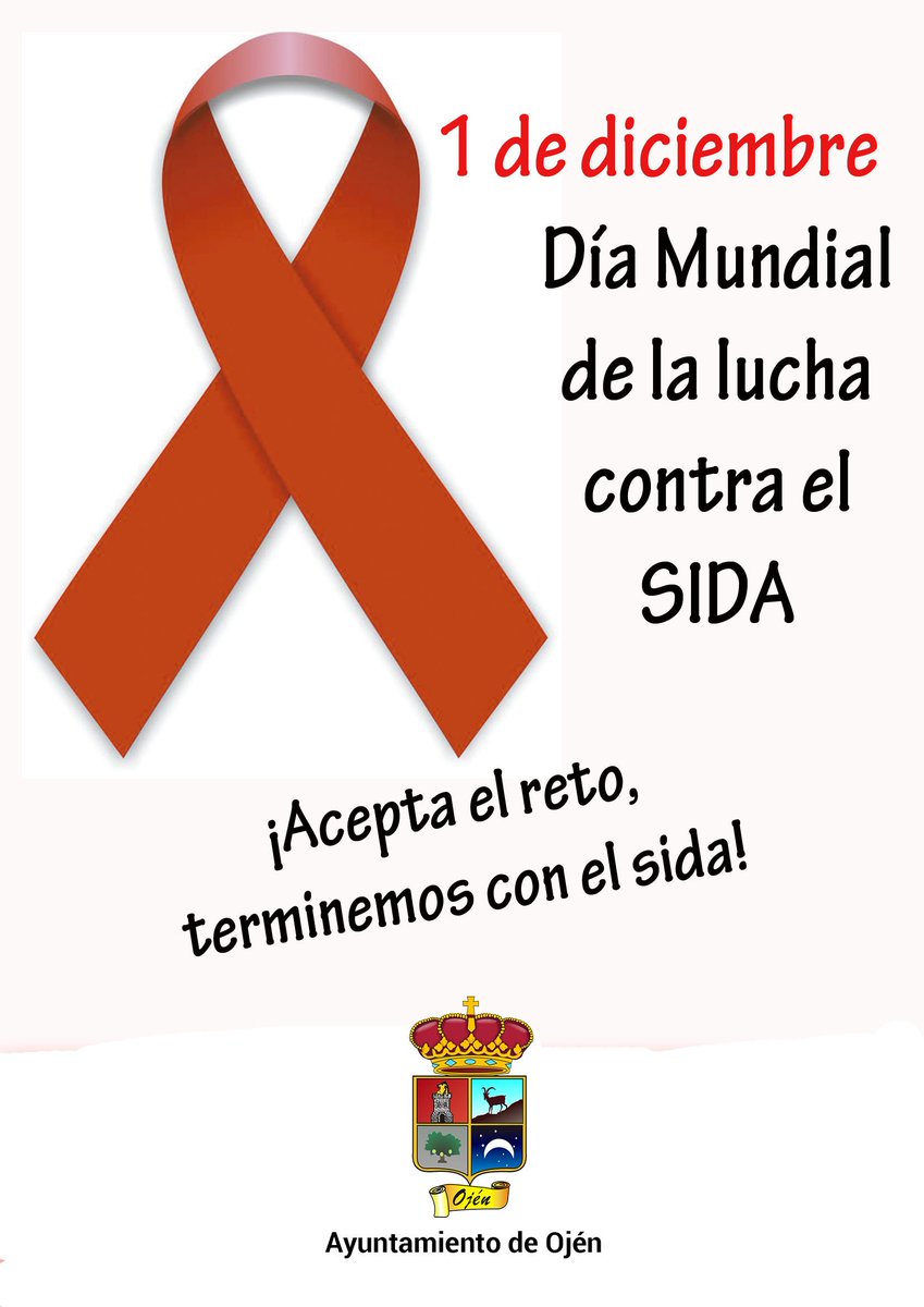 AytoOjen's tweet photo. En #Ojén conmemoramos hoy, 1 de diciembre, el Día Mundial de la Lucha contra el Sida ¿Y tú? ¡Acepta el reto y terminemos con el SIDA! #DíaMundialdelSida https://t.co/l4OLSL9Rp4