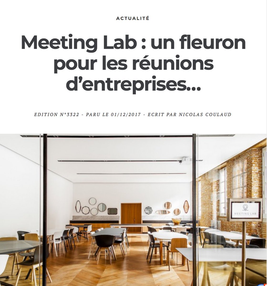 #Toulouse Un grand merci à l'Opinion Indépendante et à son journaliste Nicolas Coulaud pour la rédaction de ce très bel article consacré au Meeting Lab. lc.cx/YjA9