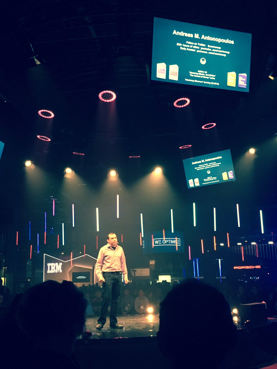 How can you scale up #trust ? Great inspirational talk by <a href="/aantonop/">Andreas (aantonop Team)</a> #SLUSH2017 #blockchain #startup #founders #Crypto #Cryptocurency