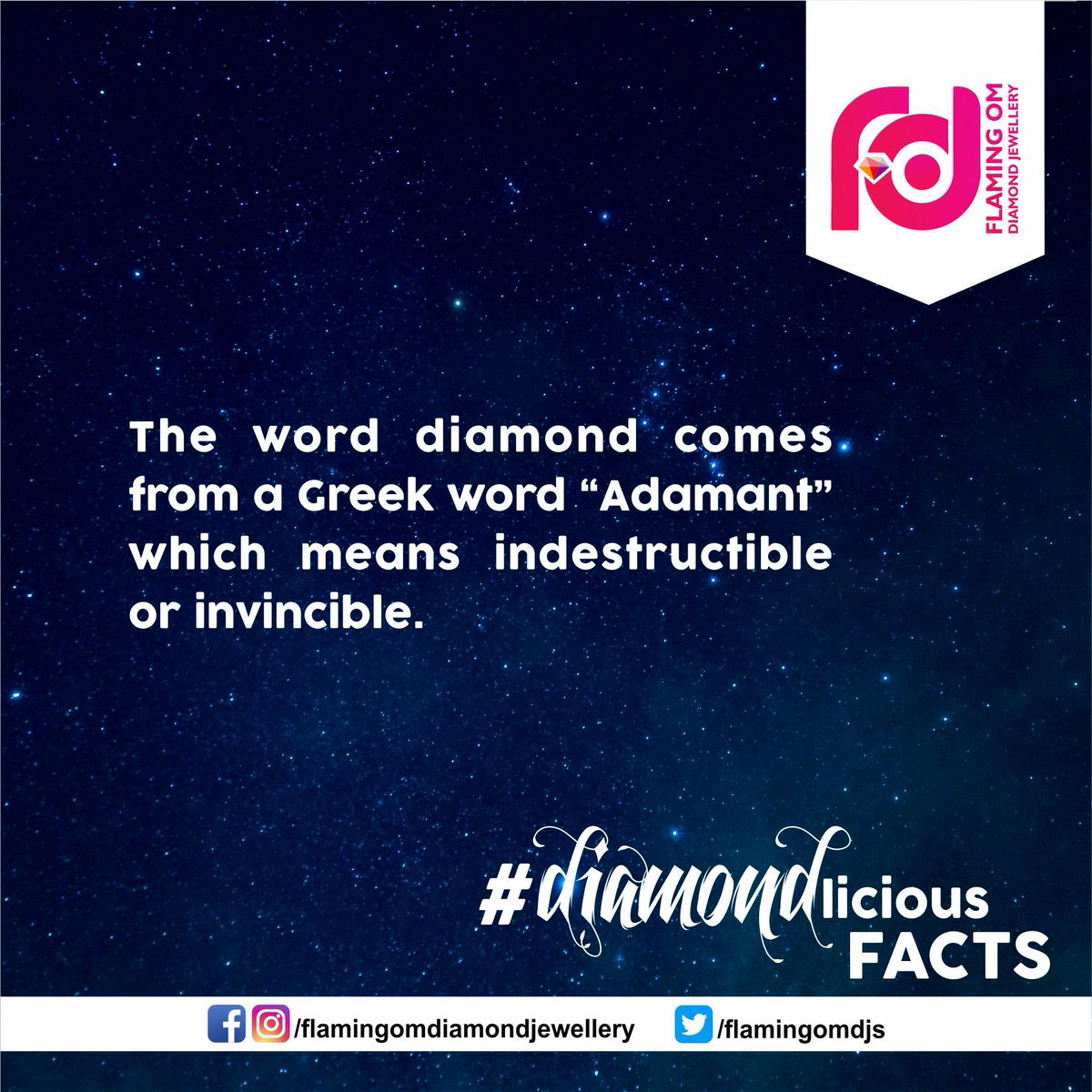 flamingomdjs's tweet image. #DiamondliciousFacts #FODJ