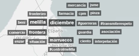 TTMelilla's tweet photo. El asunto de la frontera sigue siendo tendencia en #Melilla https://t.co/FjAleXJRre
