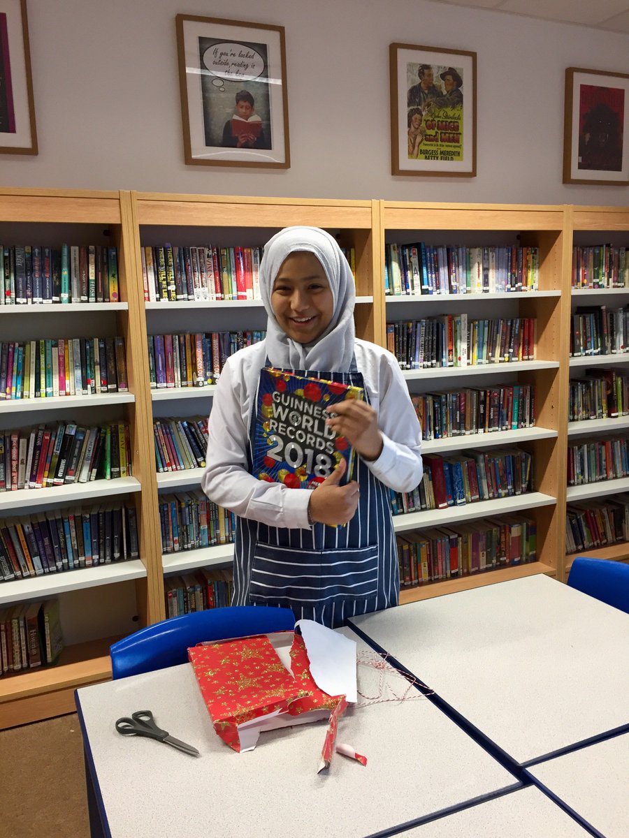 gmatschool's tweet photo. Year 8 Asima Khan has been awarded a book prize for her contribution to the Bake Sale. Prize donated by the @sdowdtrust @GWR https://t.co/NZwjXOeuzF