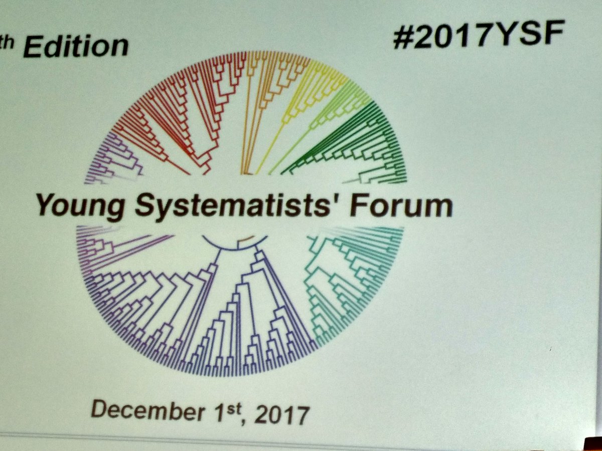SystAssn's tweet photo. Welcome everyone to #2017YSF! Follow us for highlights on the extraordinary talks of many young systematists! https://t.co/deIJcjY1i0