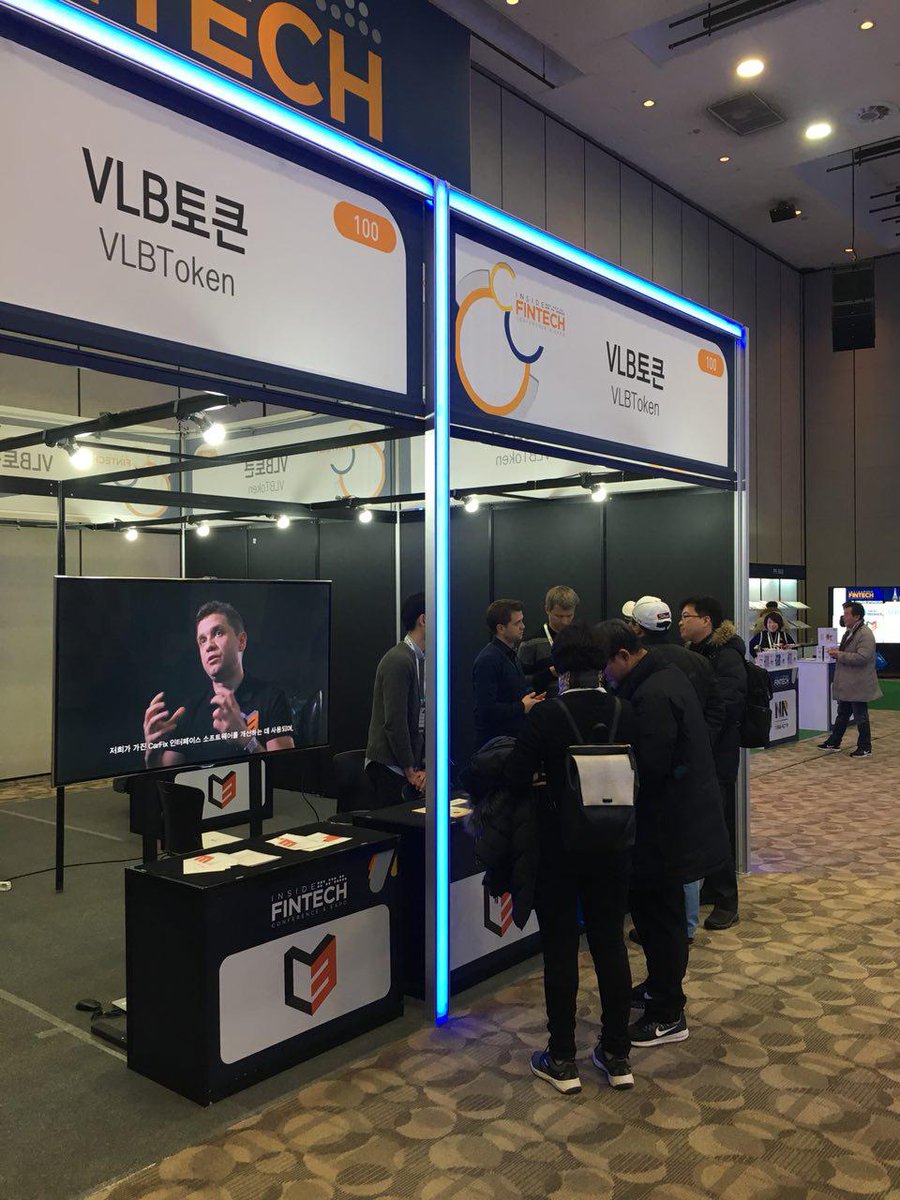 VLB_token's tweet photo. #VLBtoken co-founders, Pavel Nazarov and Vladimir Lupenko presenting Vehicle Lifecycle #Blockchain at Inside Fintech Conference and Expo, one of the most influential Fintech events in the APAC region, day 2. #ICO https://t.co/ixI4eM98AM