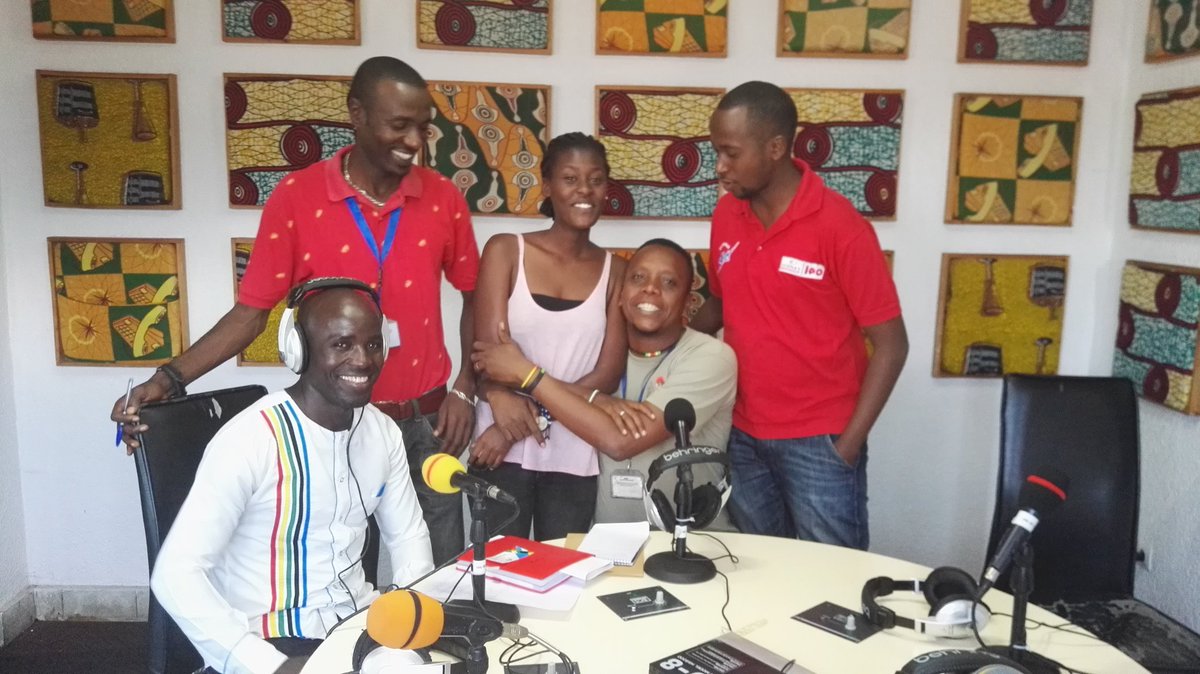 RonexKisembo's tweet photo. Happening now Live in Radio Isanganiro Studios here in Bujumbura#Burundi. Updating the public on the preparations for Econet-Leo Afrika Mashariki Fest Tour Du Burundi #Pedal4Peace  11th-15th December 2017. Flag off Ngozi Finish Gitega. @EconetBurundi @BurundiGov @jumuiya Welcome! https://t.co/0Kk2Gst9Zb