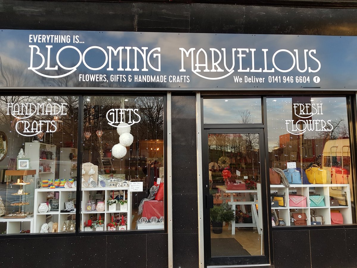 thomas_bhoy's tweet photo. Celtic family could you please retweet this is my partners new wee flower &amp; gift shop on Maryhill Road https://t.co/yc97REfvCI