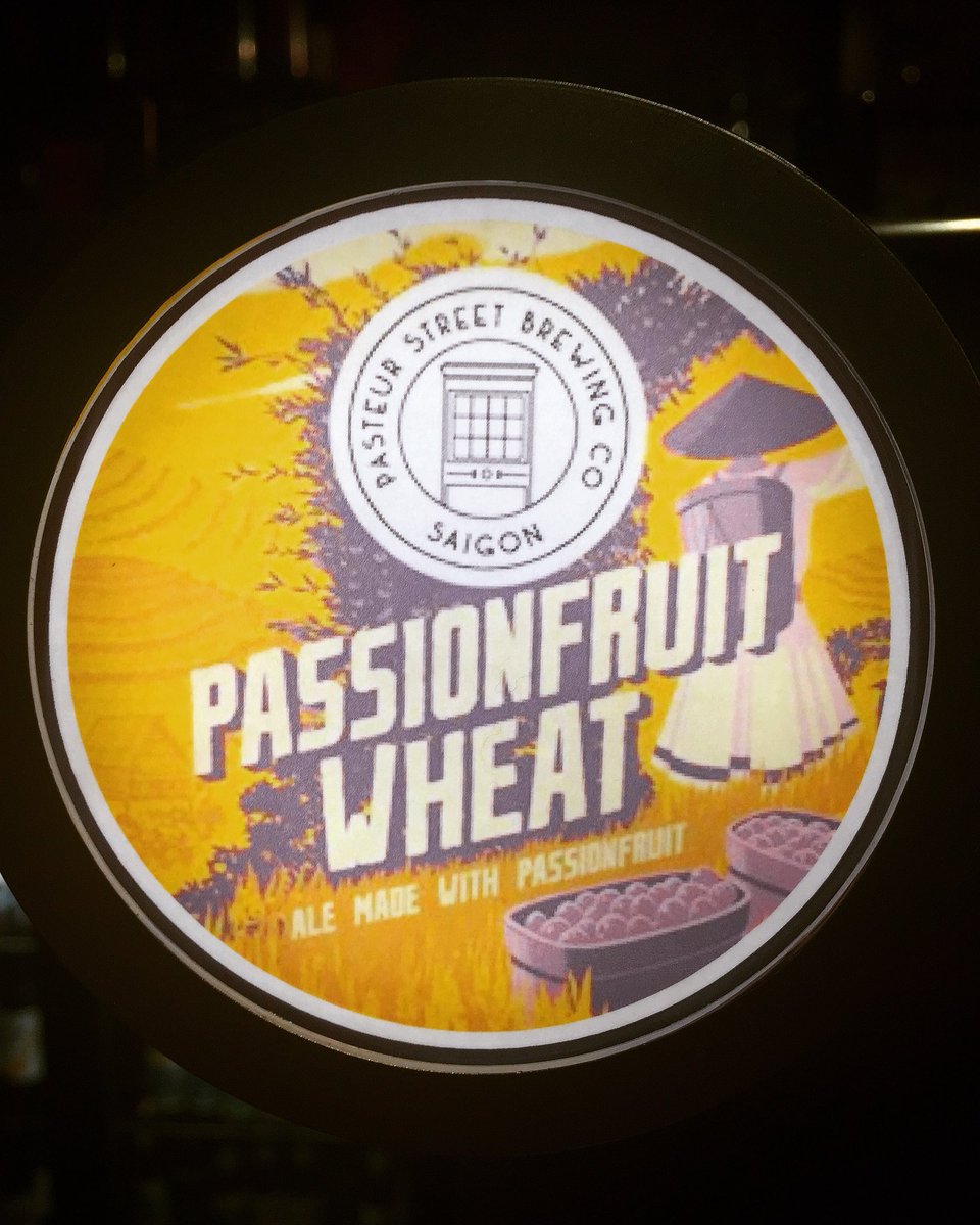 Just tapped <a href="/pasteur_street/">Pasteur Street Brew</a> Passionfruit Wheat Ale timed perfectly to celebrate the first day of summer!