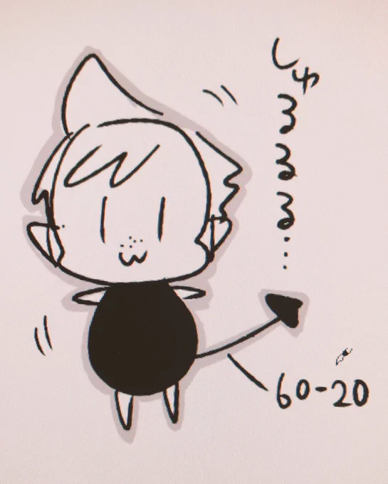 ぷぷプチ友達にトーンアシスタント頼んだ時の指定の絵があった 