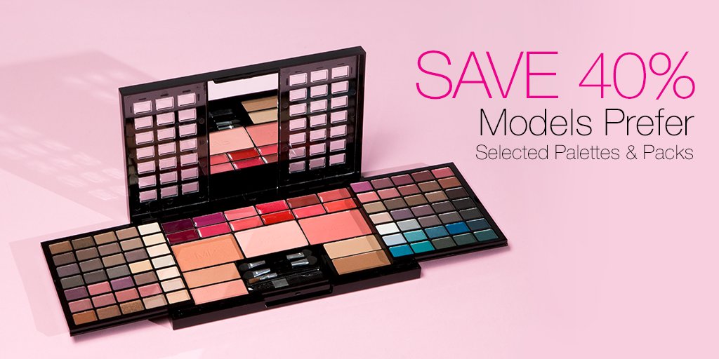 PricelineAU's tweet photo. Love your #ModelsPrefer products? Make sure you check out their selected palettes and packs now 40% off! Ends 5/12 > https://t.co/7fHeY7cdyc https://t.co/WM7oo5Uc1O