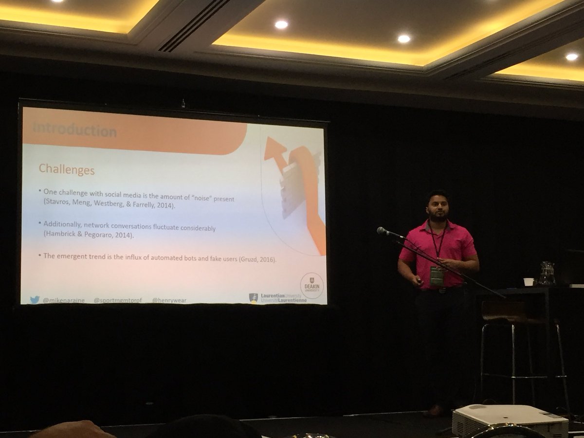 pgsvensson's tweet photo. @MikeNaraine doing what he does best along with @henrywear and @SportMgmtProf to close out a great #SMAANZ2017! https://t.co/vBsefiMmTb