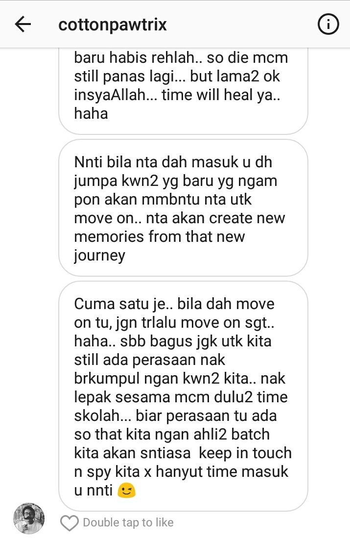 halacode19's tweet photo. Tips daripada alumni SMIH kepada ahli CODE19 yang masih tak boleh move on ๐ญ
#HALACODE19
#CODE19FOREVER https://t.co/qSNEg9j6Nk