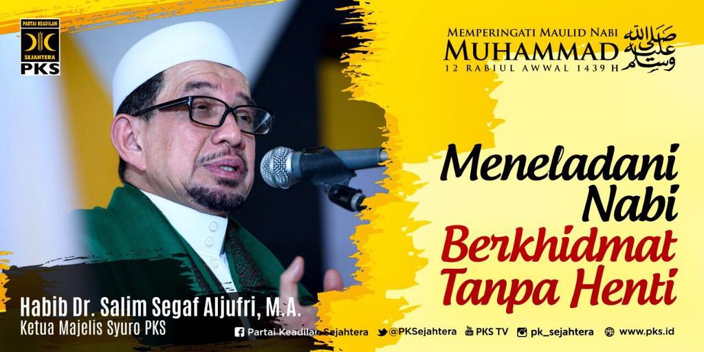 Meneladani Nabi Muhammad Saw, dlm segenap aspek kepribadian: #BerkhidmatTanpaHenti https://t.co/Lc0DJT3KyQ
