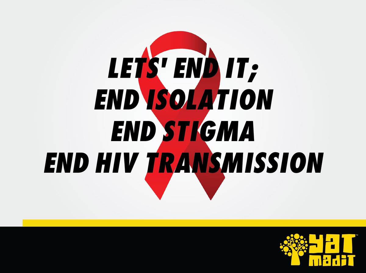 Let us join the fight to end the negative effects of HIV/AIDS. Together we can.
#YatMadit
#WAD2017