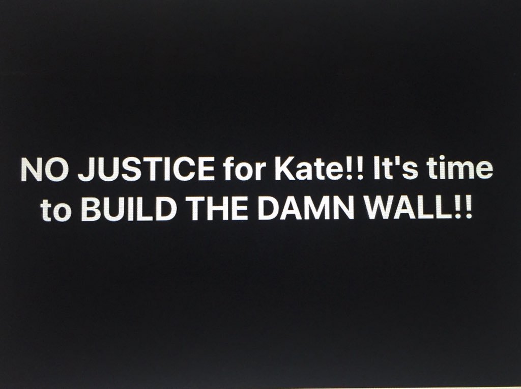 What_If_Only's tweet photo. @NWOinPanicMode @Lydialuvsdogs Major justice failure just happened in the UBER Liberal Sanctuary City of San Francisco tonight #DISGUSTING #Pray4Kate โค๏ธ๐ข https://t.co/eQhlBzmQx9