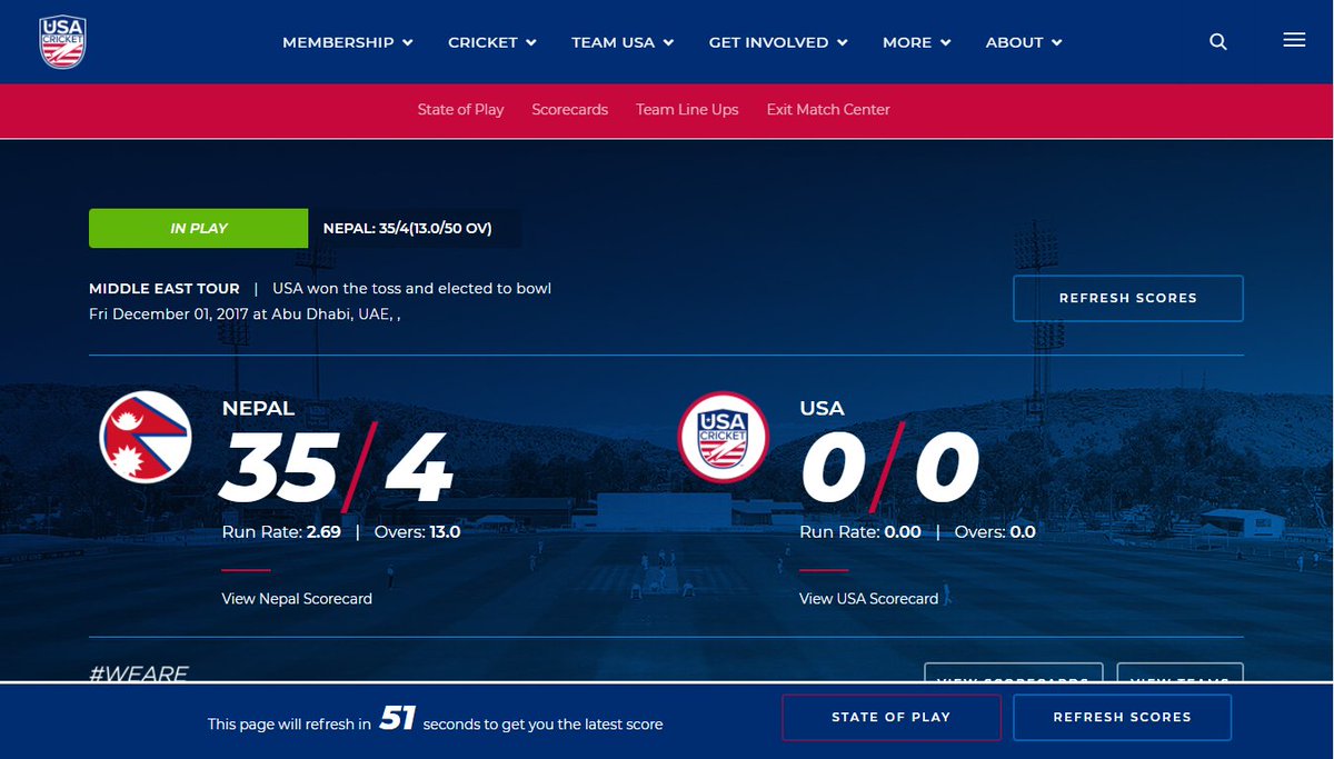 usacricket's tweet image. TWO MORE WICKETS!

Super bowling from Patel and Silva for #TeamUSA🇺🇸

Follow every ball in the brand new USA Cricket Match Center by clicking here usacricket.org/match-center/

#WeAreUSACricket #USAvNEP