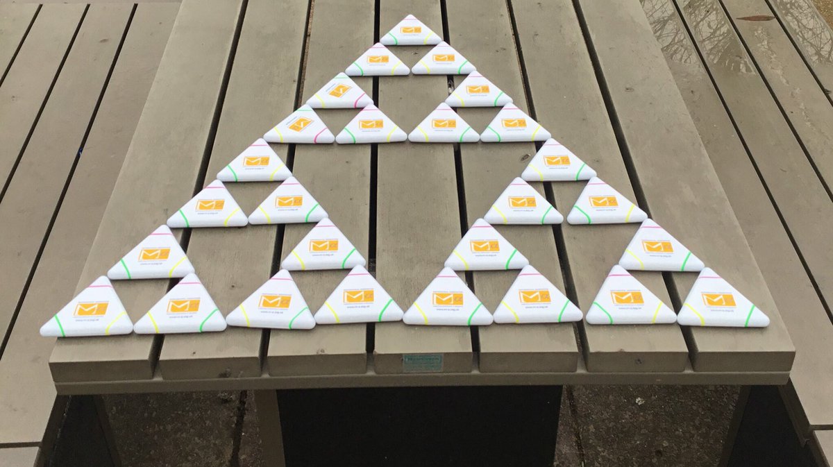 RJS2212's tweet photo. Hereβs something #ChristMath -sy !! @FryRsquared Made from @Mathematical_A highlighters !!! https://t.co/XSFKd6TWMl