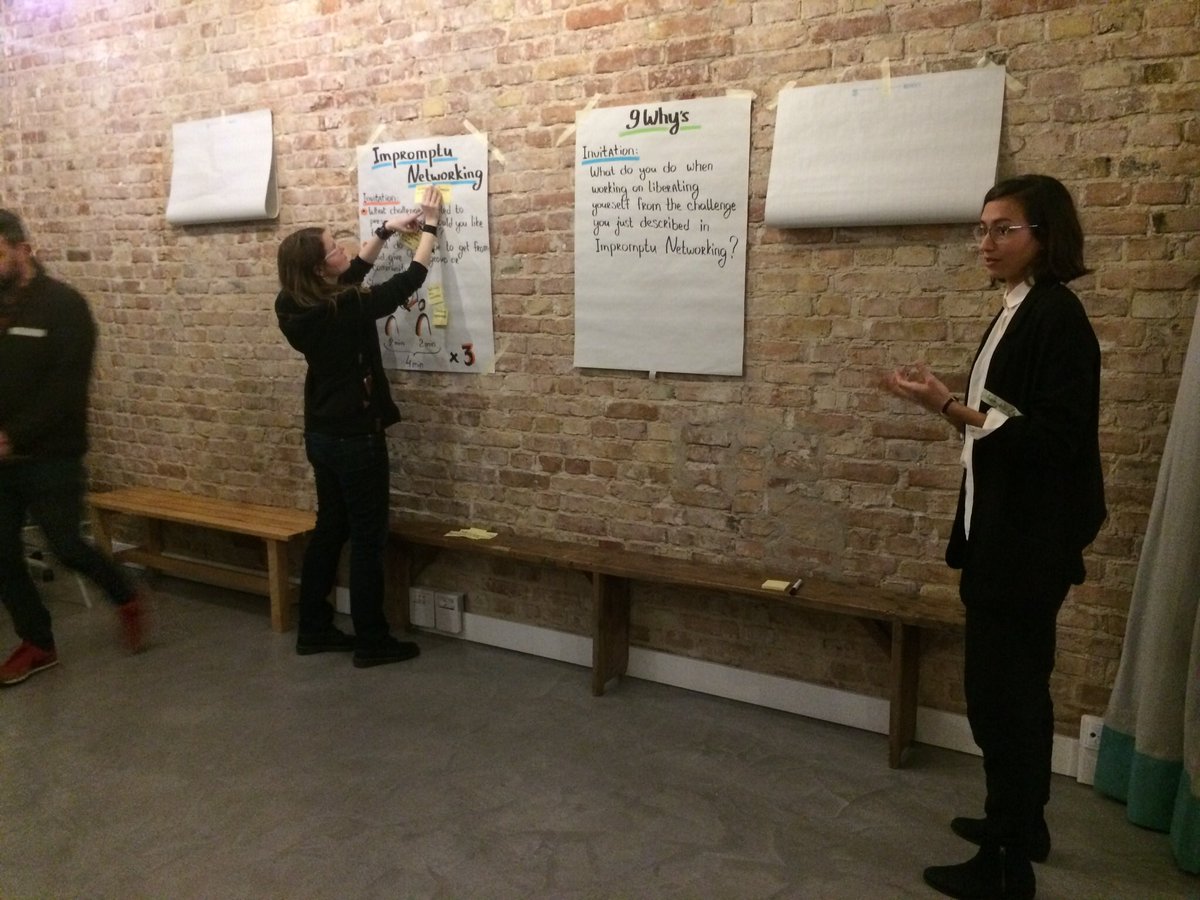 sylviataylor's tweet photo. So proud of the #facilitation team at #LSLabBerlin last night. Last 1 of the year w/amazing insights for getting past what blocks us. @adiyathemighty Iโm going to miss u! #LiberatingStructures https://t.co/uwRJUoE5mj