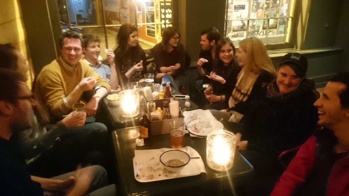 SciCommSocBRS's tweet photo. Thanks all who came to last night's lovely social (and thx for the biscuits @Watson1Blair 🍪) Join us next week for #MEGASOCIAL! https://t.co/IvYqFXqwjv