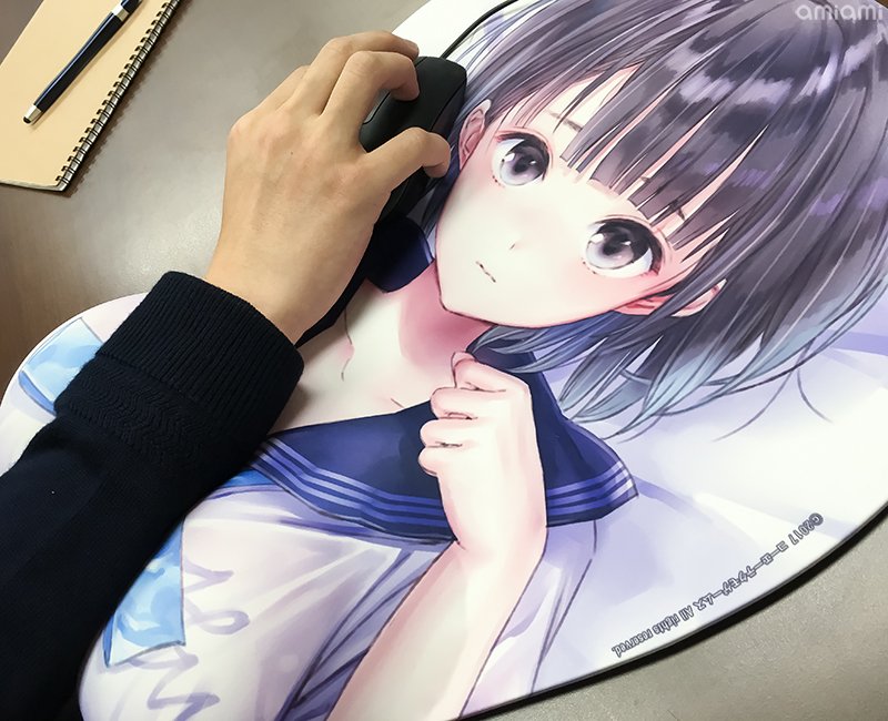 あみあみ on X: "【等身大マウスパッド 白井日菜子 (BLUE REFLECTION