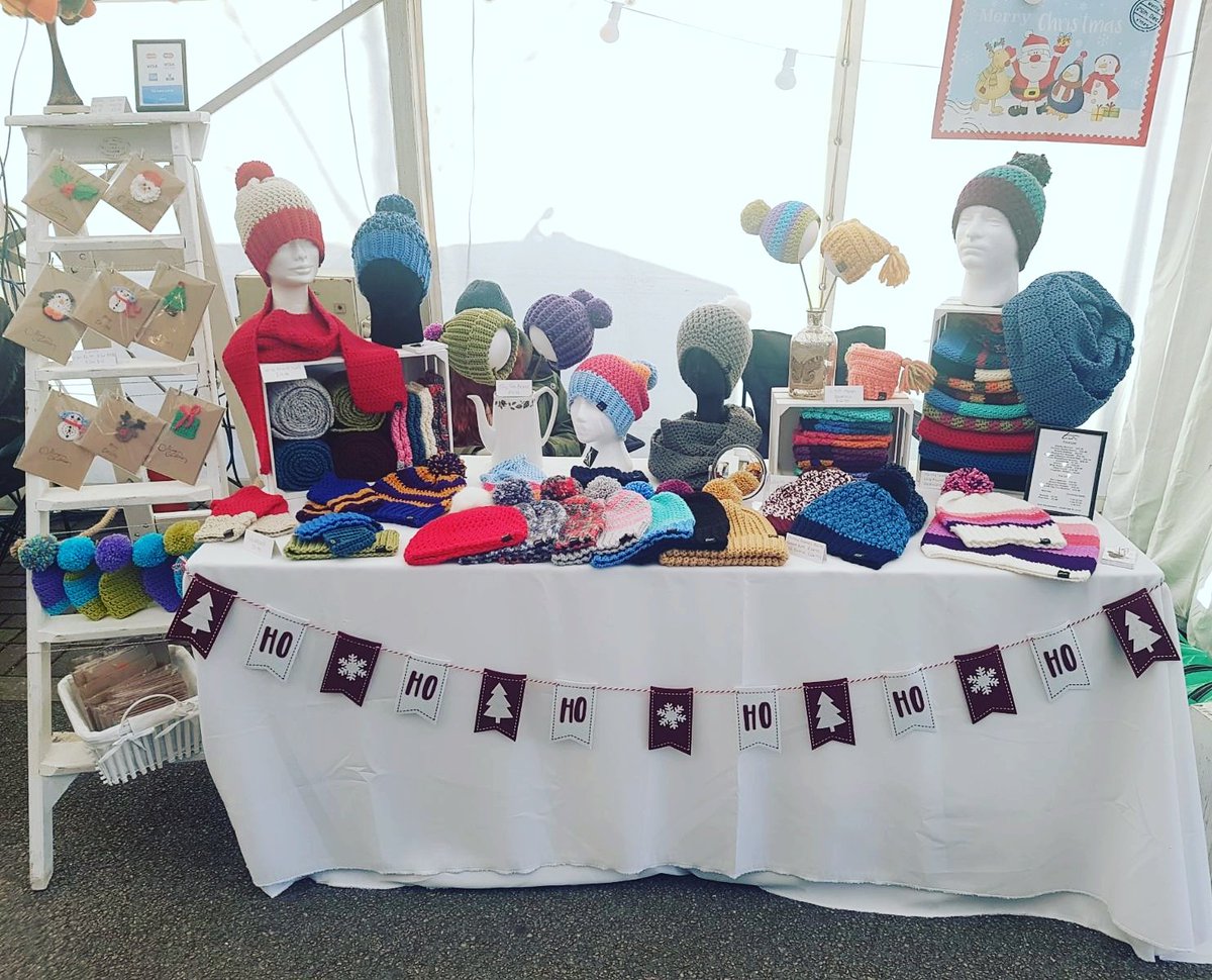 tinodesigns's tweet photo. #christmasstall number 2. We are at Dobbies Garden Centre in Speke, Liverpool. Come and get your winter warmers!
#tino #craftfair #crochet #beanies #winterfairs #scarfs #mittens https://t.co/Sg3qimV1Qe