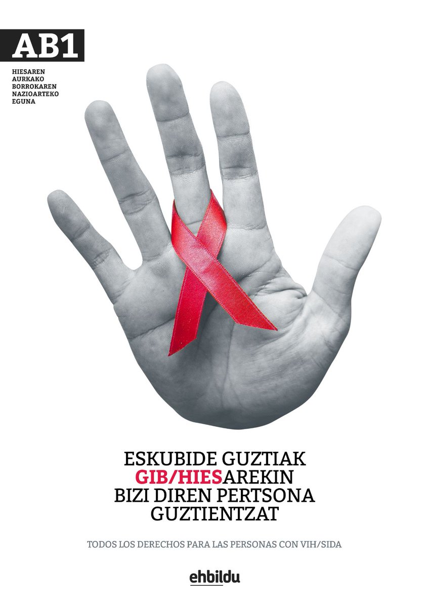 ehbildu's tweet photo. Sabías que las personas con VIH/Sida no pueden tener derecho a:
✔Un seguro de salud o vida
✔Adoptar en las mismas condiciones que el resto
✔Acceder a determinadas profesiones sanitarias
📣Urge un cambio legal #SIDA #WorldAIDSDay https://t.co/N6ZMzwnB8e