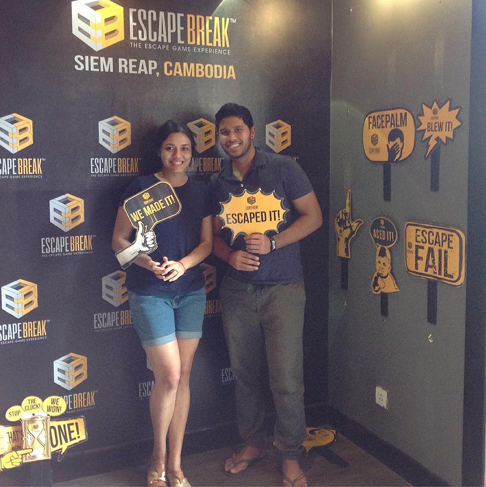escapebreaksr's tweet photo. Congrats Team Nikei for escaping City of temples!! #escapebreaksr #escaped #siemreap #cambodia #phnompenh #malaysia https://t.co/9pNKIcLbia