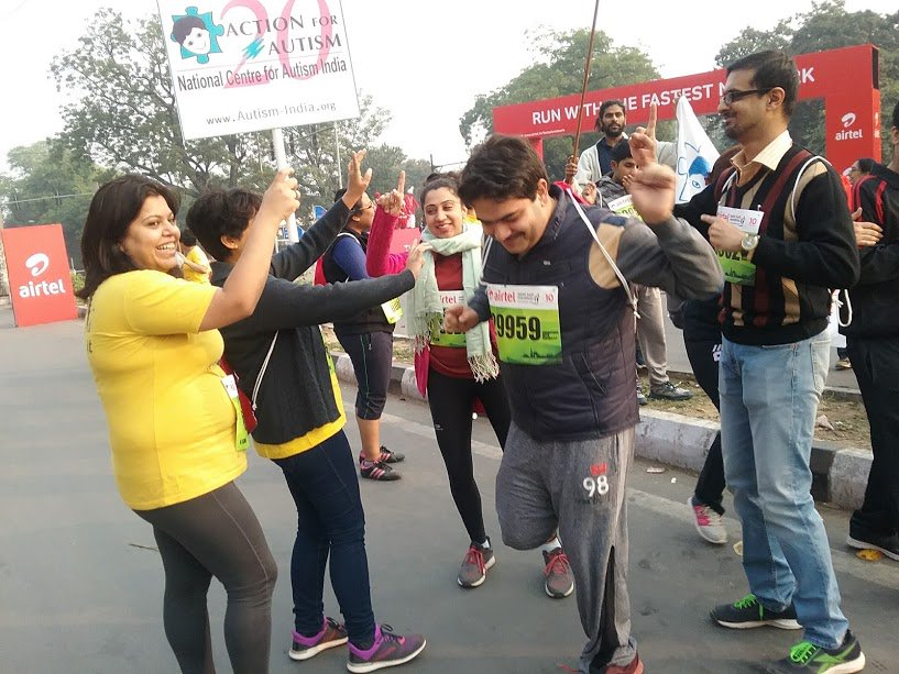 Action4AutismIN's tweet photo. Happiness is... finishing the marathon! Thank you, @PlanetAbled for making this possible! ❤️
#Support #DonateTime #Volunteer #Thankful #Fun #ASD #AutismAwareness #WalkForAutism #inclusion #marathon #ChampionsWithDisability https://t.co/VgR4Cd3mpU