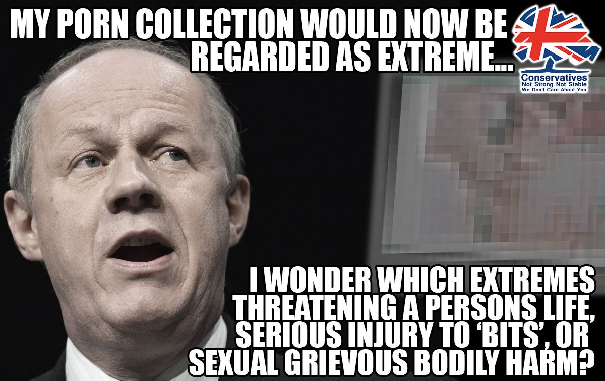 StrongerStabler's tweet photo. While in Parliament Damian Green accessed 'extreme porn' not just on his laptop but on his PC - for extended periods. Is this acceptable in any other place of work? or is it a sackable offence? #ToryShambles #r4today https://t.co/vIxfqcN4B4