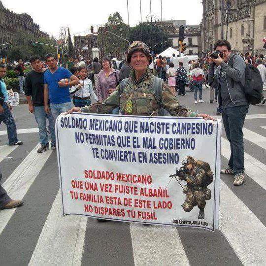 HectorIvanMeji4's tweet photo. Hay se los dejo así conciencia...yo fui militar y nunca actuaría contra mi propia patria... Ejército mexicano ser ciempre fieles y lealtad a nuestro país.. https://t.co/6ClxFQ7hdd