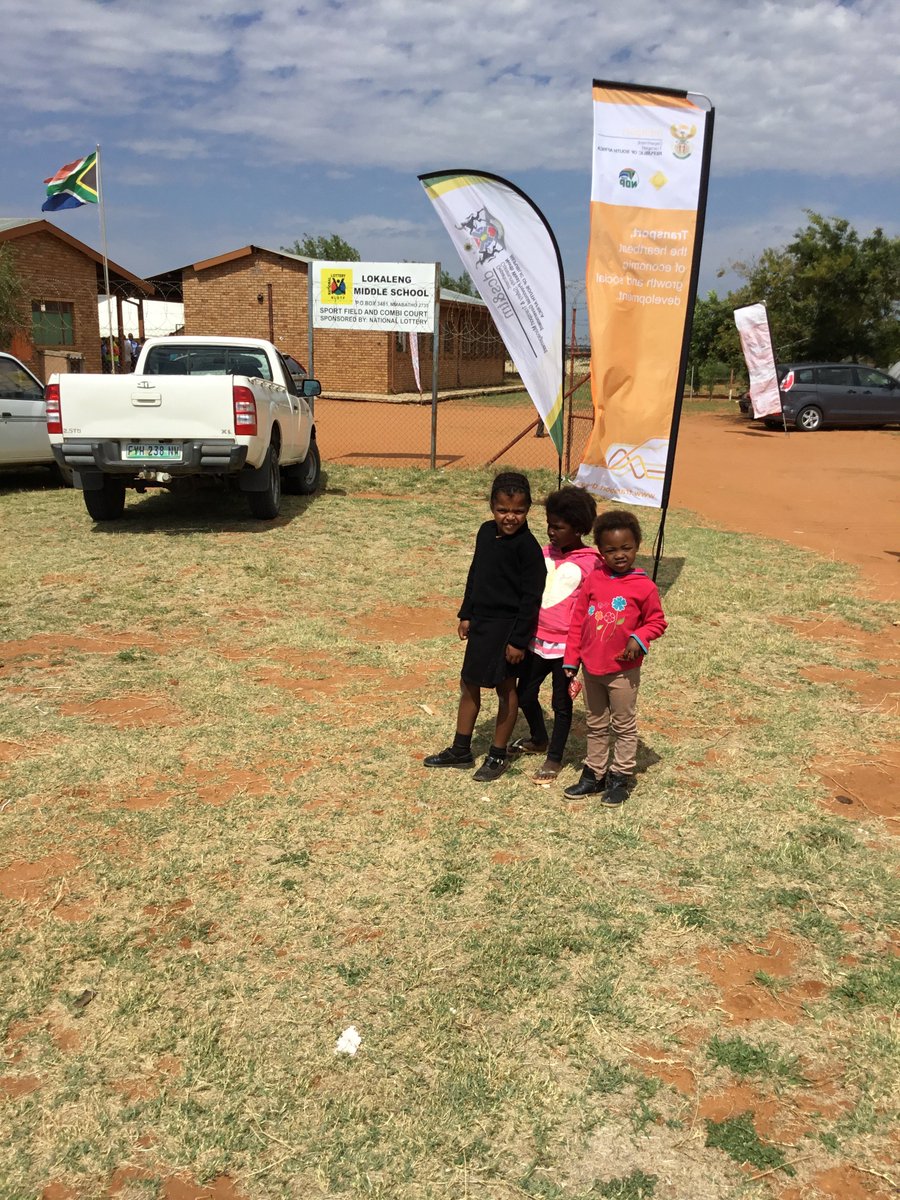 Lokaleng village,handing over of Shovakalula bicycles