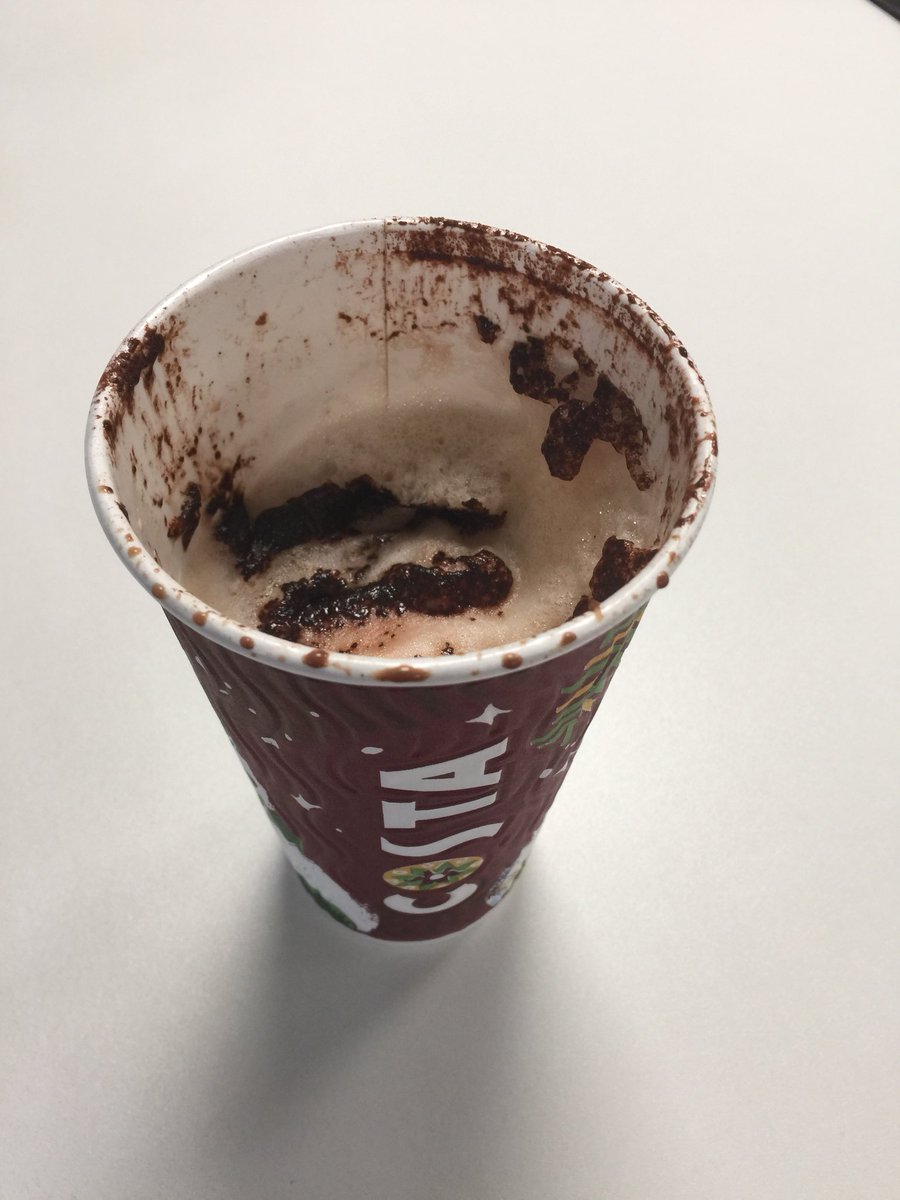AlexAbbott89's tweet photo. Ordered a large cappuccino got a small. Cheers @CostaCoffee https://t.co/Yvbtx3nSwp