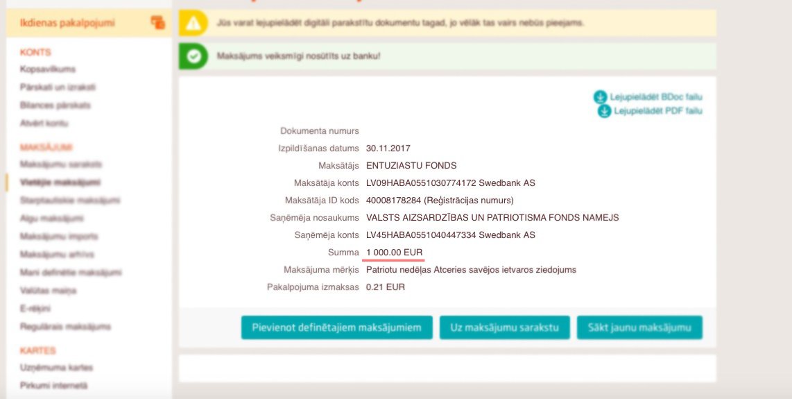 entuziasti's tweet image. Paldies visiem, kas iesaistījās! Kopā mēs varam! @FondsNAMEJS