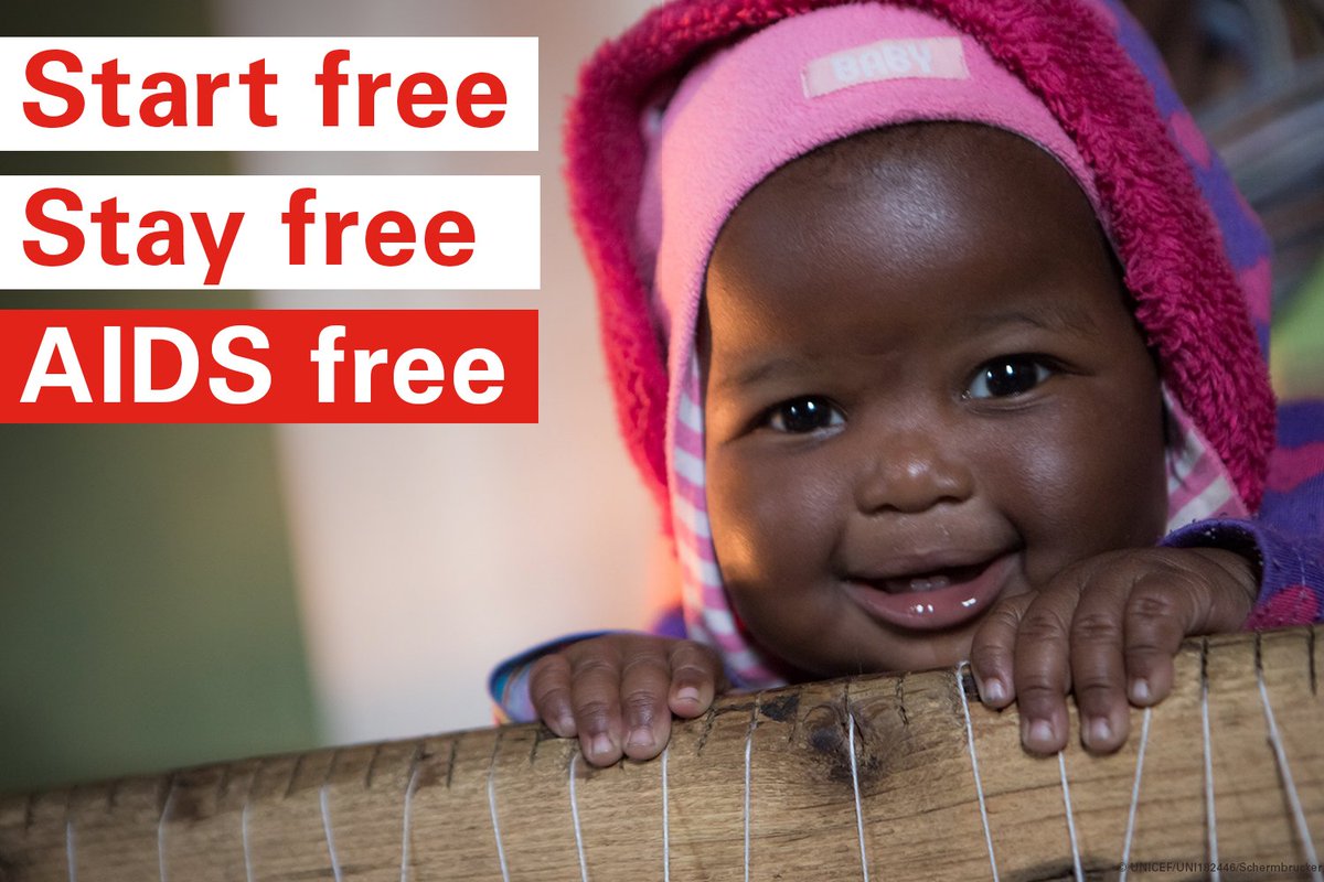 UNICEF's tweet photo. Start free.
Stay free.
AIDS free.

No child should die of AIDS. RT if you agree.

#WorldAIDSDay https://t.co/j0cWjEhGP1