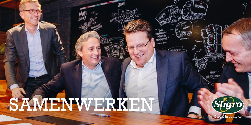 Vanaf vandaag is de samenwerking tussen Heineken en Sligro een feit! Meer weten over deze mooie samenwerking? bit.ly/2zCLk0j #Sligro <a href="/Heineken_NL/">Heineken NL</a>
