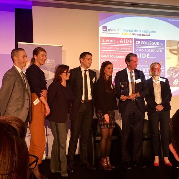 Paul_Sassier's tweet photo. #Remember One Year ago ? #ITAGYOU remporte le Prix de l'Entreprise Collaborative 2016 #PEC2016 🏆🍾 https://t.co/a9GLHL2VF8