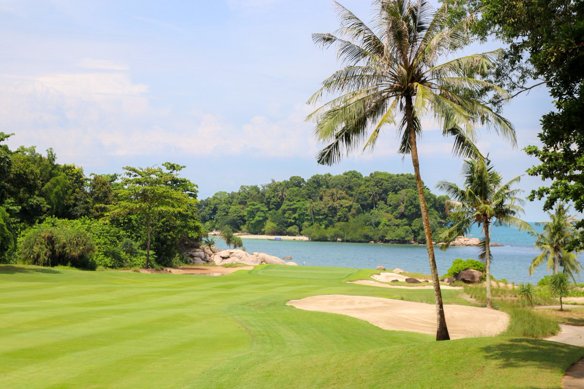 LagunaGolfBIN's tweet photo. If your idea of a great golf round includes not only sand traps and water hazards, but also sun, sand and blue water, look no further than #LagunaGolfBintan.
#oceanfrontcourse #dreamdestinations #travellingindonesia https://t.co/i1DRY9aJvS