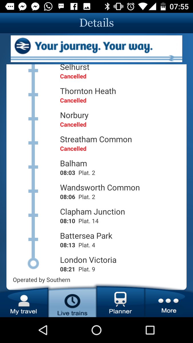 ryangoeden's tweet photo. @SouthernRailUK You've done it yet again. Stringing us along like you're going to be on time and then, on I'm on the platform, delay with no update in site. https://t.co/BsVQTBViSI