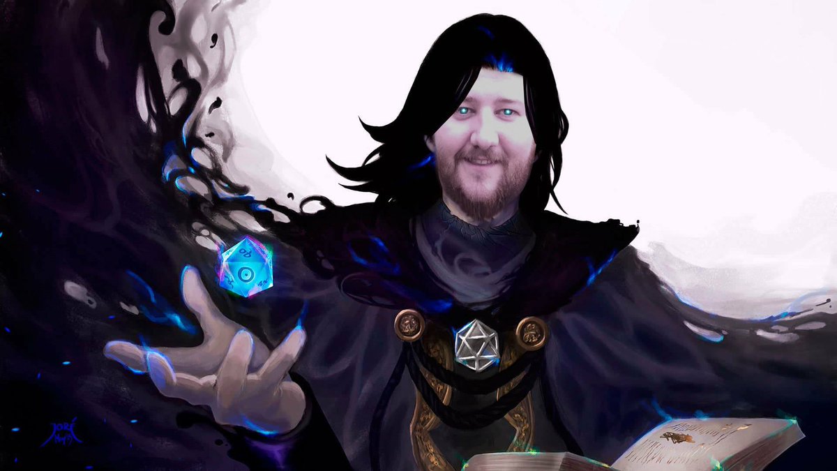 SplitThePartyTV's tweet photo. Day 100 - An Incredible Dungeon Master! - We lucked out big time to have such a warm, friendly, patient, creative and (sometimes) forgiving Dungeon Master in the form of Matt. We love you so much Matt and none of this could be possible without you! #100DaysofDnD #DnD #DM #DnD5e https://t.co/QqpYj1gFrw