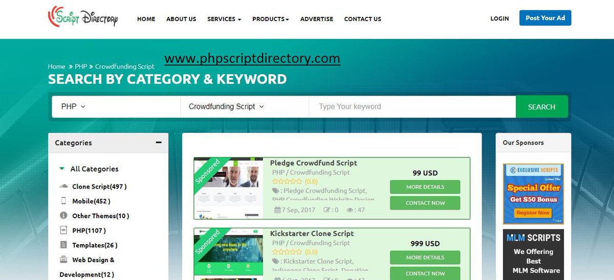 php_directory's tweet image. PHP Crowdfunding script is one of the best options for raising funds for your organization's activities and for undertaking projects. 
To See More Script, Visit : 
goo.gl/TMxHRC
#crowdfunding_script #phpscriptdirectory