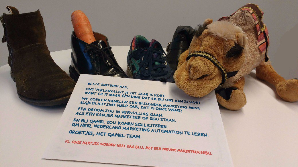 Beste Sinterklaas, 
We hebben dit jaar maar een wens..