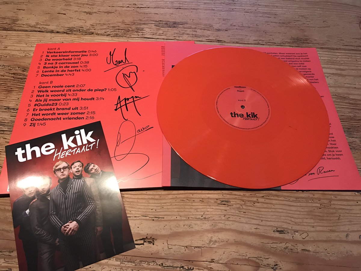 Hij is binnen #thekik #hertaalt lp